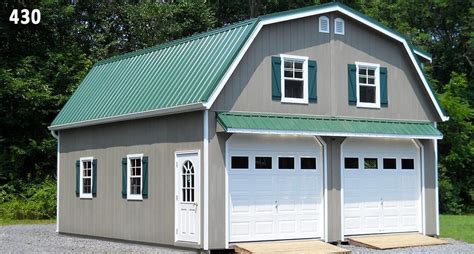 2 story metal garage houses|2 story garage with awnings.